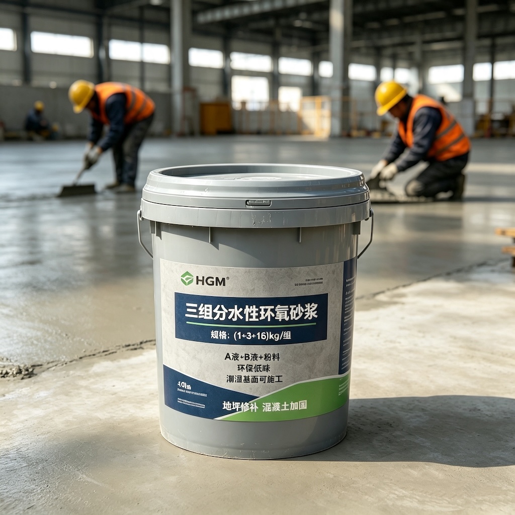白山三组份水性环氧砂浆